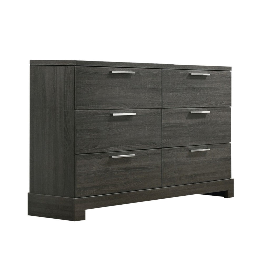 Lantha Gray Oak Dresser - Ornate Home