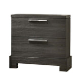 Lantha Gray Oak Nightstand - Ornate Home