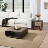 Lanza Dark Walnut Coffee Table - Ornate Home