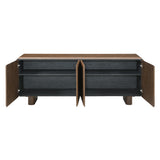 Lanza Dark Walnut Console Table - Ornate Home