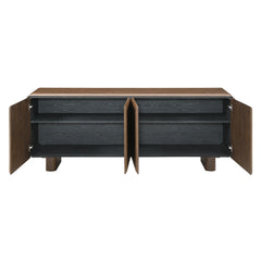 Lanza Dark Walnut Console Table - Ornate Home