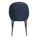 Lapis Dark Blue Dining Chair (Set of 2) - Ornate Home