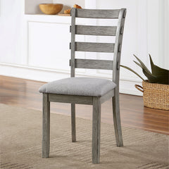 Laquila Gray 6 Pc. Dining Room Set w/ Bench - Ornate Home