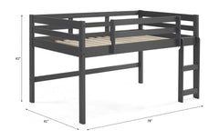 Lara Gray Loft Bed - Ornate Home