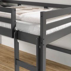 Lara Gray Loft Bed - Ornate Home