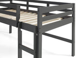 Lara Gray Loft Bed - Ornate Home