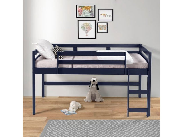 Lara Navy Blue Loft Bed - Ornate Home