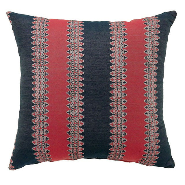 Lara Red/Blue Pillow (Set of 2) - Ornate Home