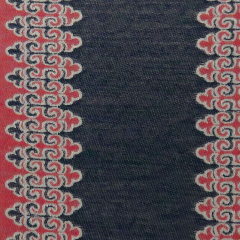 Lara Red/Blue Pillow (Set of 2) - Ornate Home