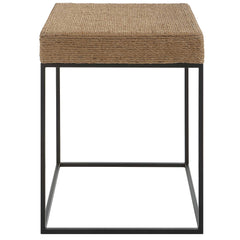 Laramie Brown Rustic Rope Accent Table - Ornate Home