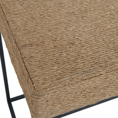 Laramie Brown Rustic Rope Accent Table - Ornate Home