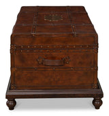Laramie Brown Trunk Coffee Table - Ornate Home