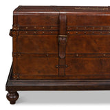 Laramie Brown Trunk Coffee Table - Ornate Home
