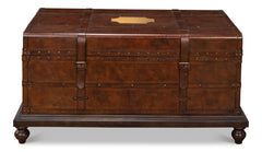 Laramie Brown Trunk Coffee Table - Ornate Home