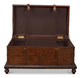 Laramie Brown Trunk Coffee Table - Ornate Home