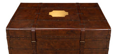 Laramie Brown Trunk Coffee Table - Ornate Home
