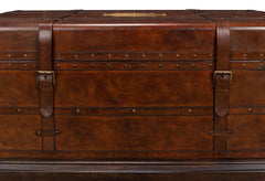 Laramie Brown Trunk Coffee Table - Ornate Home