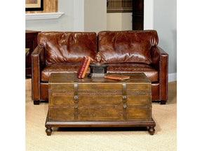 Laramie Brown Trunk Coffee Table - Ornate Home