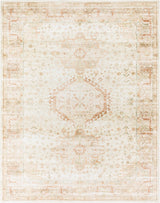 Laran Rust Distressed Washable Area Rug - Clearance - Ornate Home