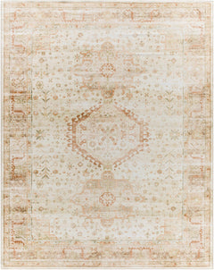 Laran Rust Distressed Washable Area Rug - Clearance - Ornate Home