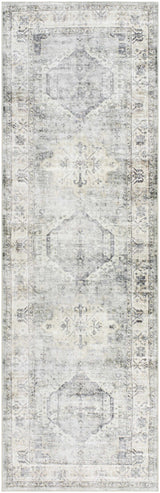 Laran Sage Distressed Washable Area Rug - Clearance - Ornate Home