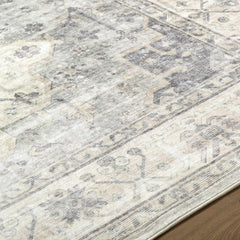 Laran Sage Distressed Washable Area Rug - Clearance - Ornate Home