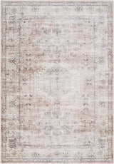 Laran Taupe Distressed Washable Area Rug - Clearance - Ornate Home