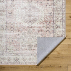 Laran Taupe Distressed Washable Area Rug - Clearance - Ornate Home