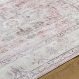 Laran Taupe Distressed Washable Area Rug - Clearance - Ornate Home