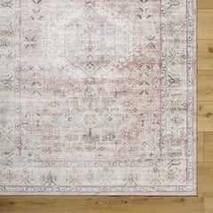 Laran Taupe Distressed Washable Area Rug - Clearance - Ornate Home