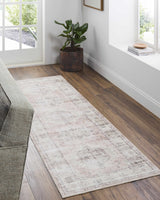 Laran Taupe Distressed Washable Area Rug - Clearance - Ornate Home