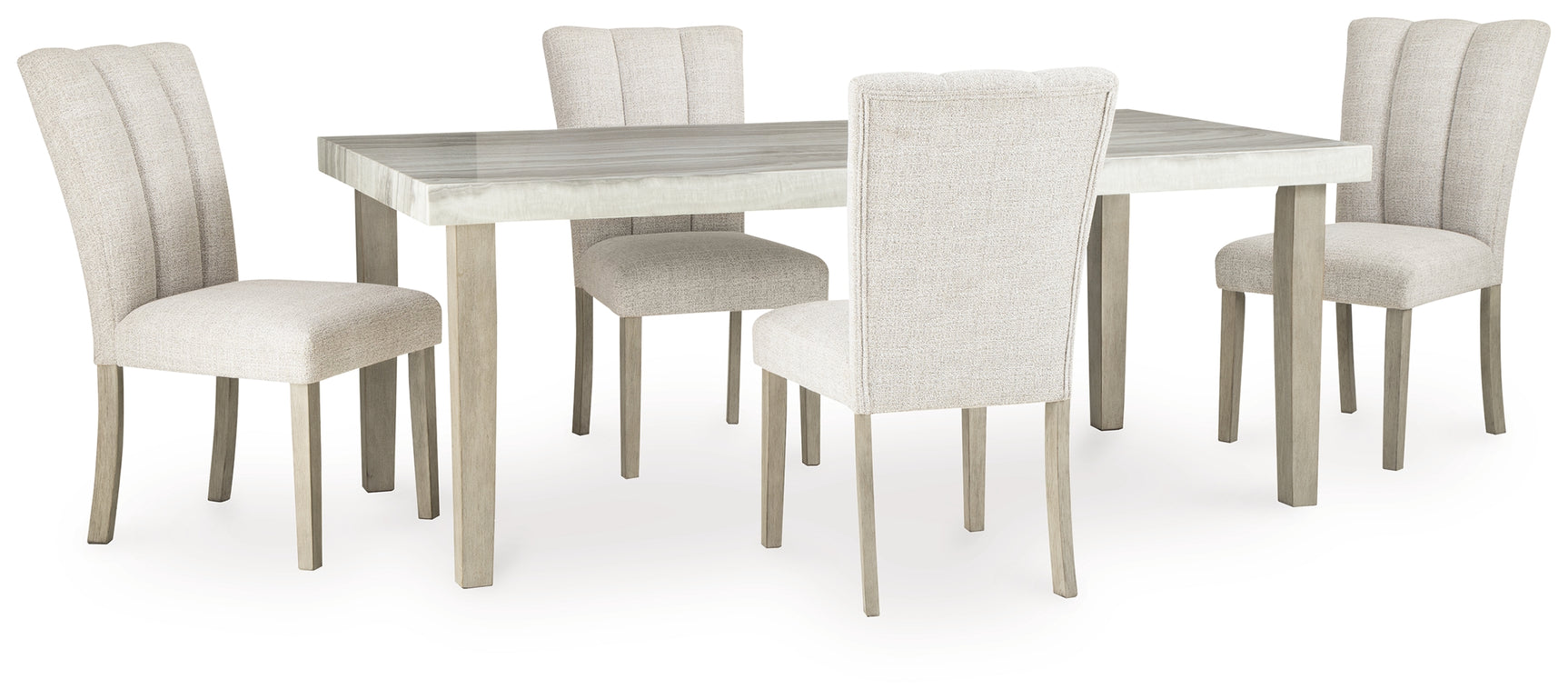 Larawyn Bisque Dining Table and 4 Chairs (Online Special Price) - Ornate Home