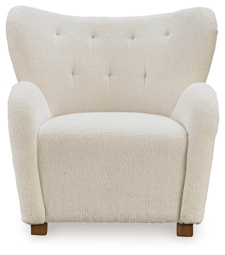 Larbell Ecru Accent Chair - Ornate Home