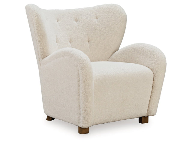 Larbell Ecru Accent Chair - Ornate Home