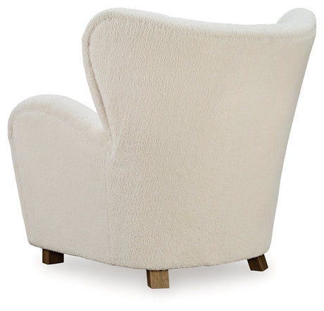 Larbell Ecru Accent Chair - Ornate Home