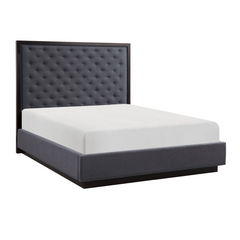 Larchmont Charcoal 4-piece Queen Bedroom Set - Ornate Home