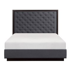 Larchmont Charcoal 4-piece Queen Bedroom Set - Ornate Home