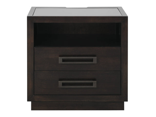 Larchmont Charcoal Nightstand - Ornate Home
