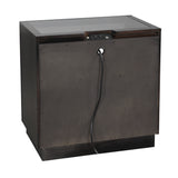 Larchmont Charcoal Nightstand - Ornate Home