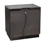 Larchmont Charcoal Nightstand - Ornate Home