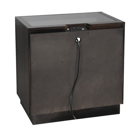 Larchmont Charcoal Nightstand - Ornate Home