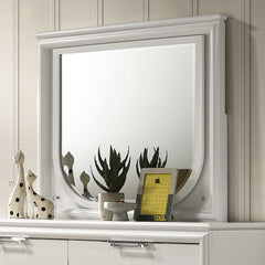 Lareina Pearl White Full 4 Piece Bedroom Set - Ornate Home
