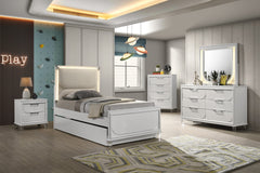 Lareina Pearl White Mirror - Ornate Home