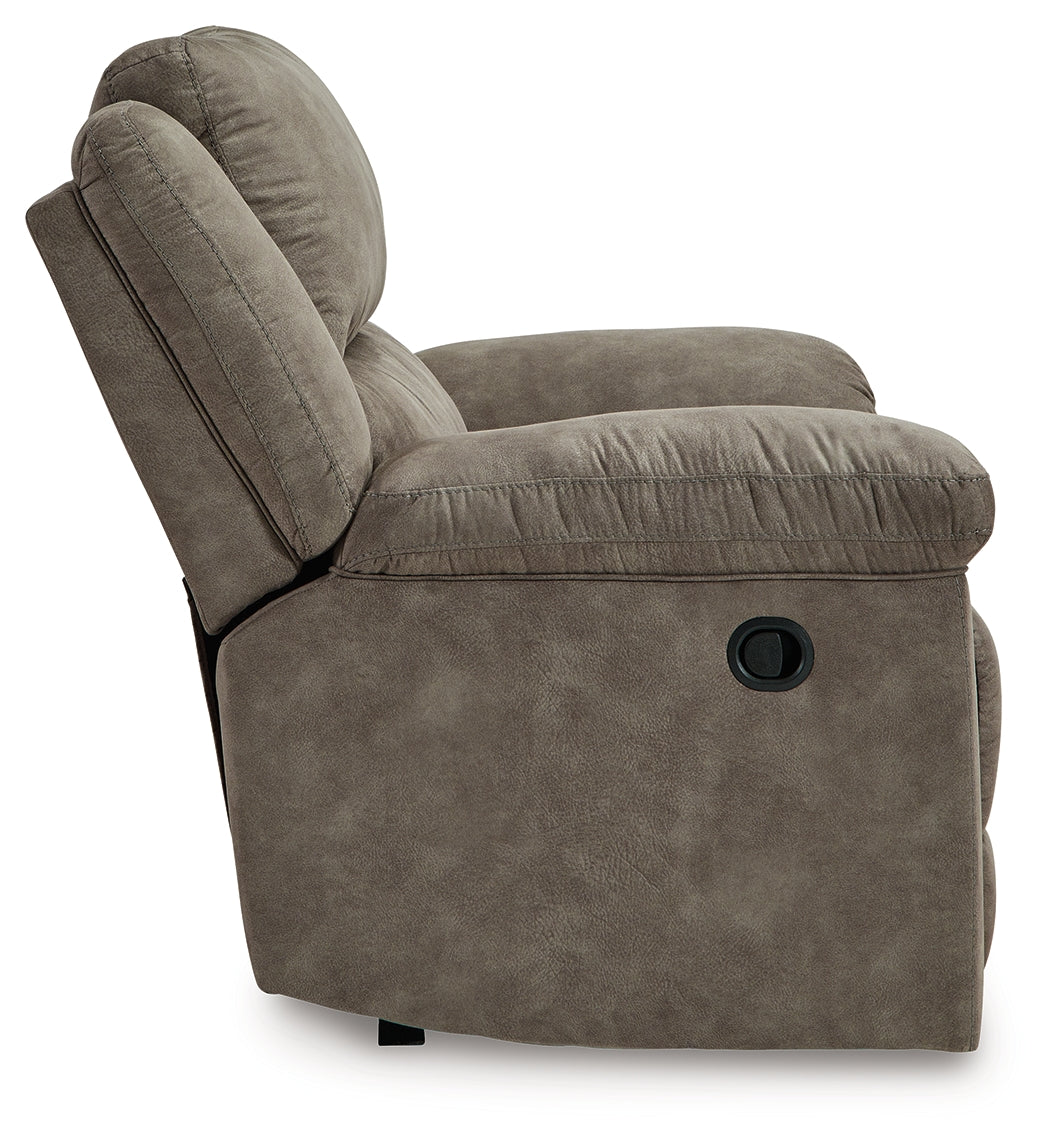 Laresview Fossil Reclining Loveseat and Oversized Recliner (Online Special Price) - Ornate Home