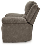 Laresview Fossil Reclining Loveseat and Oversized Recliner (Online Special Price) - Ornate Home