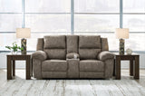 Laresview Fossil Reclining Loveseat and Oversized Recliner (Online Special Price) - Ornate Home