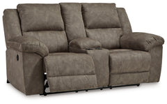Laresview Fossil Reclining Loveseat and Oversized Recliner - Ornate Home