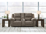 Laresview Fossil Reclining Loveseat w/Console (Online Special Price) - Ornate Home
