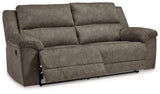 Laresview Fossil Reclining Sofa and Oversized Recliner - Ornate Home