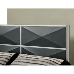Largo Silver/Gray Full Bed - Ornate Home